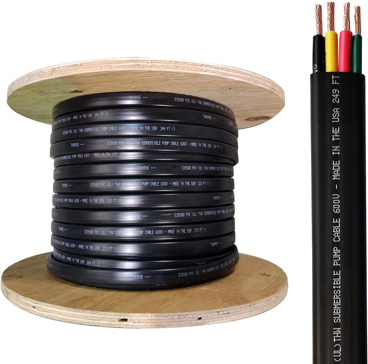 #12 AWG Flat Heavy Duty Submersible Pump Cable - Installation Accessories