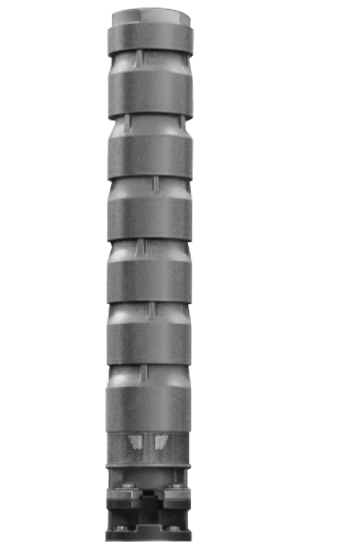 Goulds 100H05 2 Submersible Pump End Only 5HP Motor Required