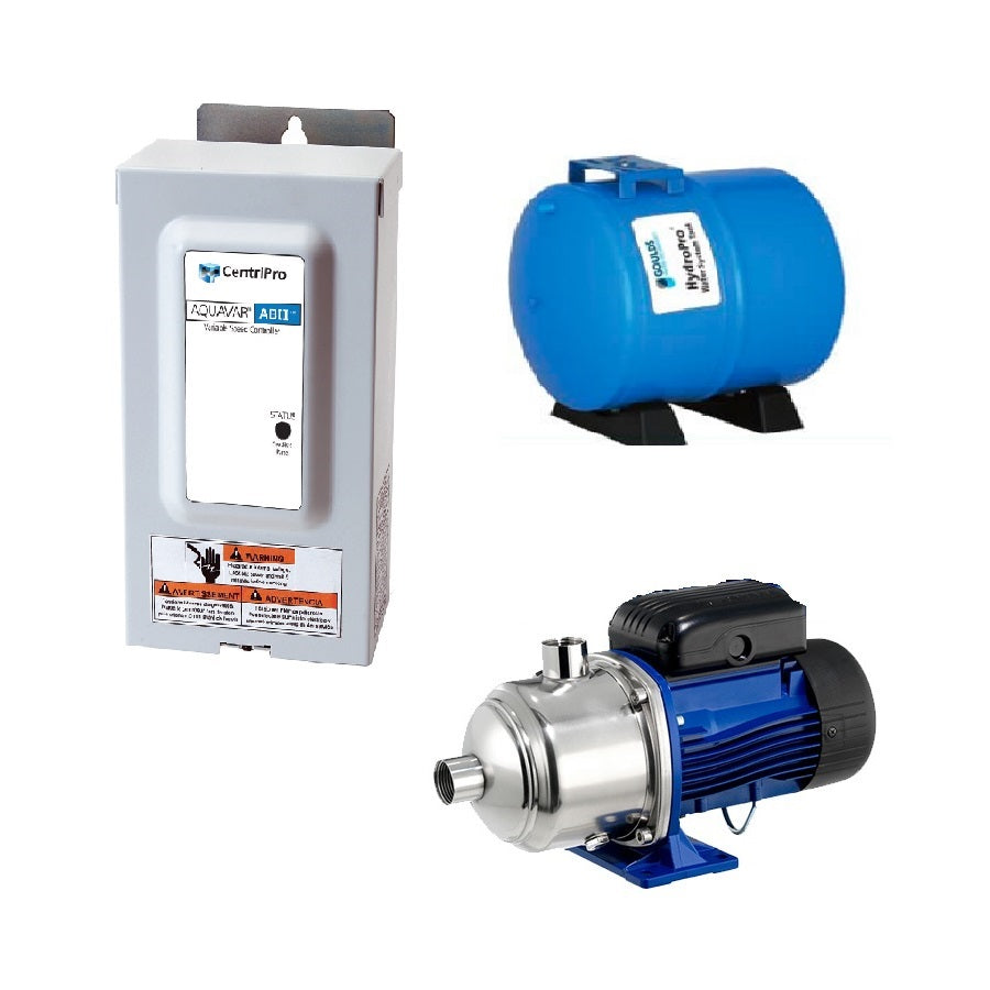2AB25HM05 Goulds Pump, Motor, Tank & VFD Controller 2HP 230V