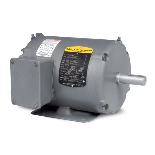 Baldor H06A34F4BC2S 1 HP 3 Phase DPE Baldor Motor 143T Frame