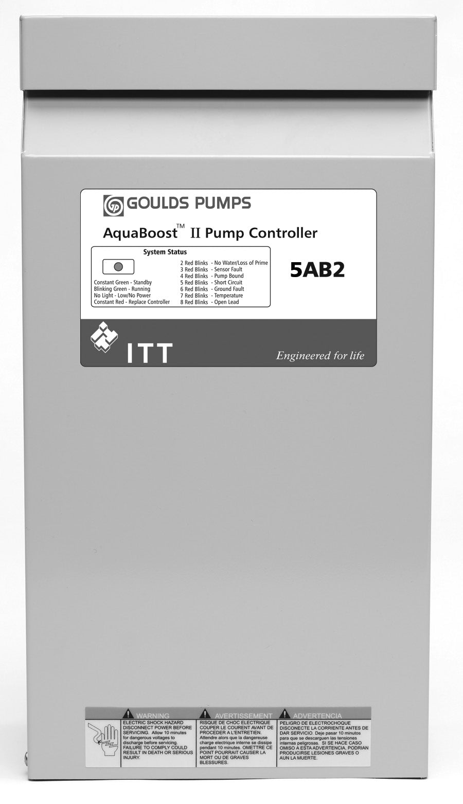 Goulds 5AB2 Aquavar ABII Varible Speed System 5HP 230V