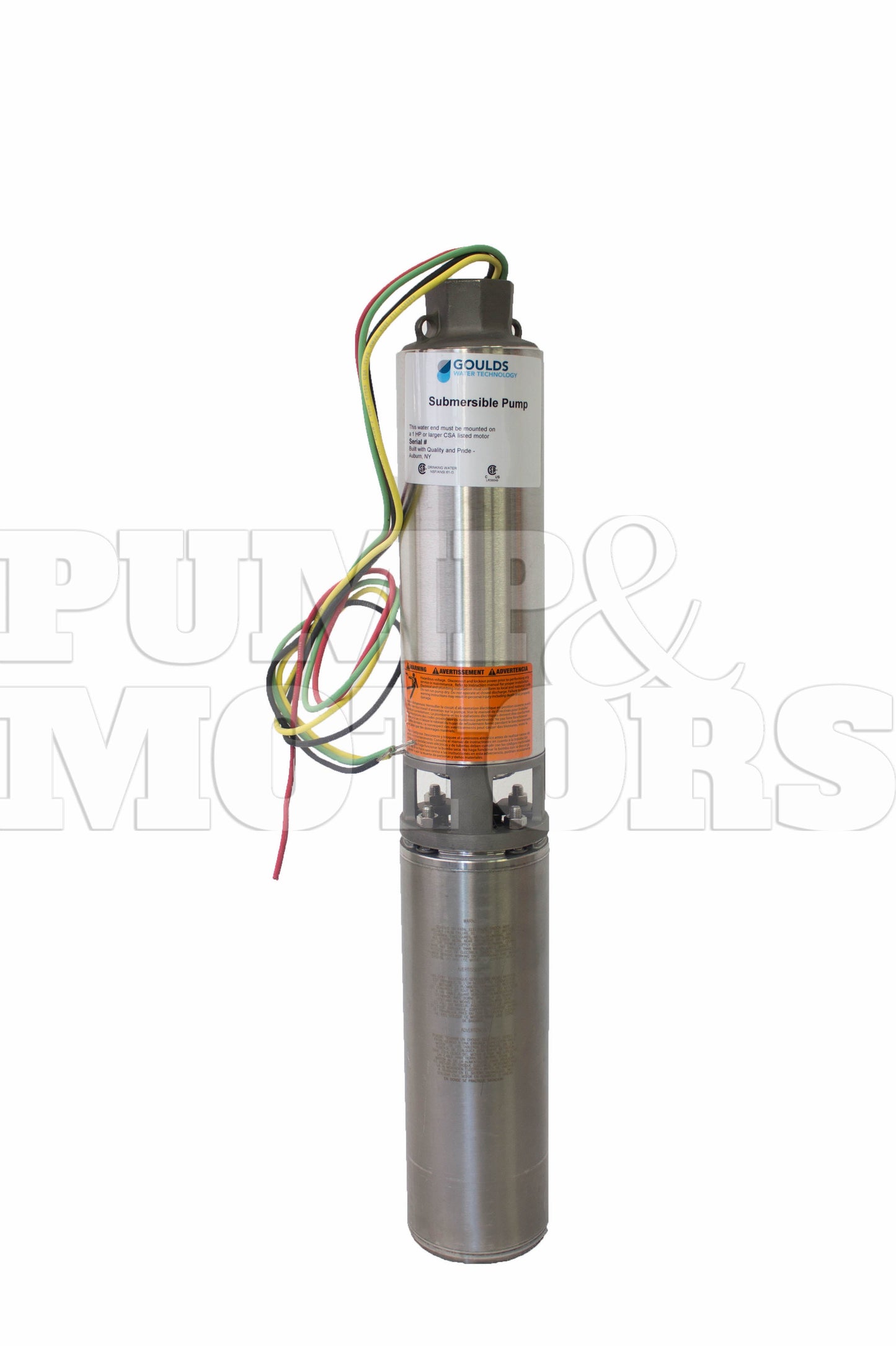 Goulds 33GS15434C 1.5HP Submersible Water Well Pump & Motor 460V