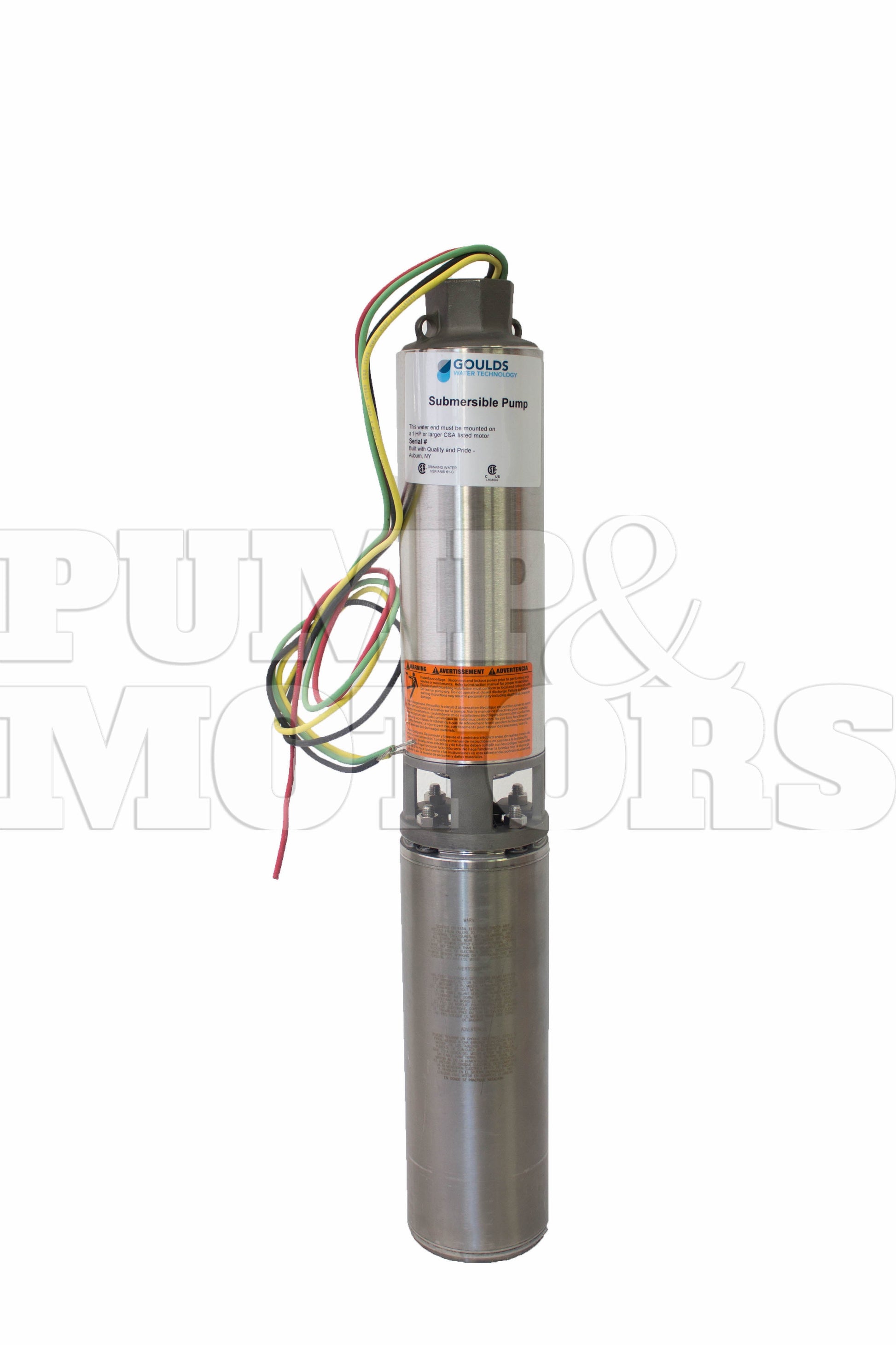 Goulds 33GS15434C 1.5HP Submersible Water Well Pump & Motor 460V