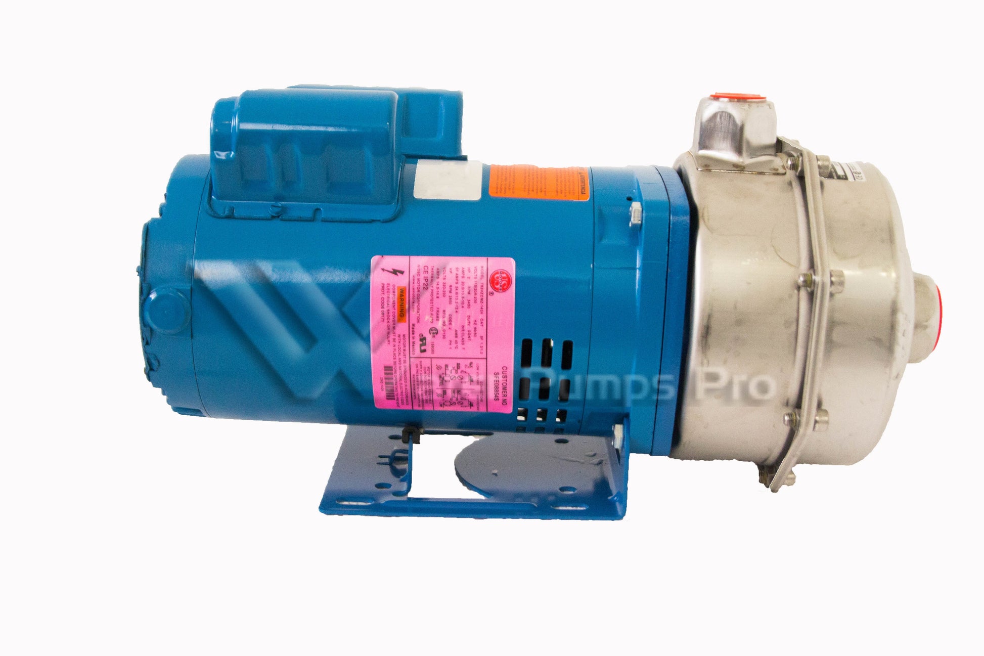 Goulds LCA1G1D0 LC Centrifugal Pump 304L SS 2HP 1PH ODP