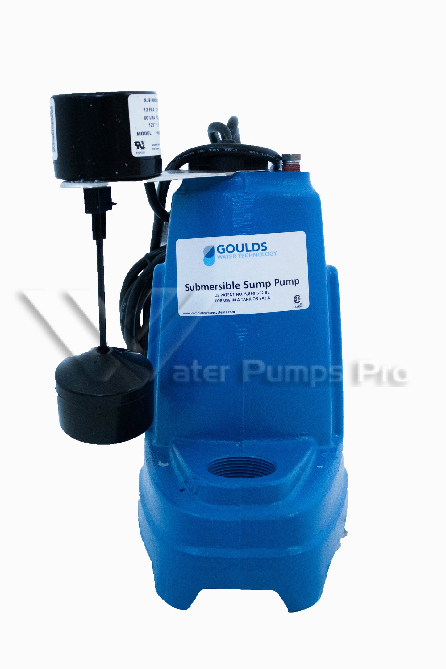 Goulds ST31AV Submersible Sump Pump 1/3HP 115V Sump Thing