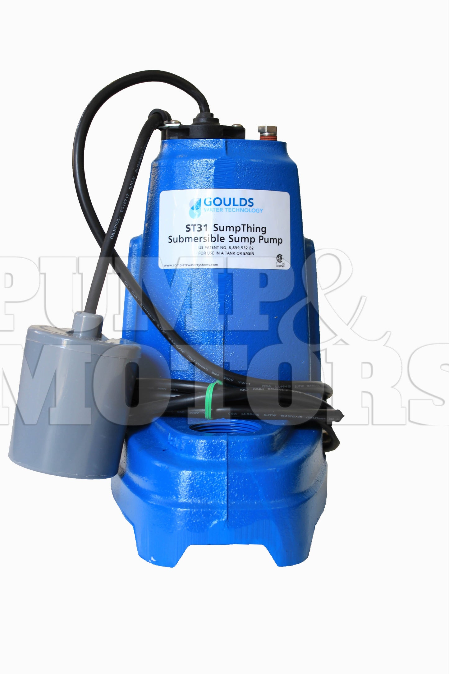 Goulds ST51P1 1/2HP Submersible Sump/Effluent Pump 115V