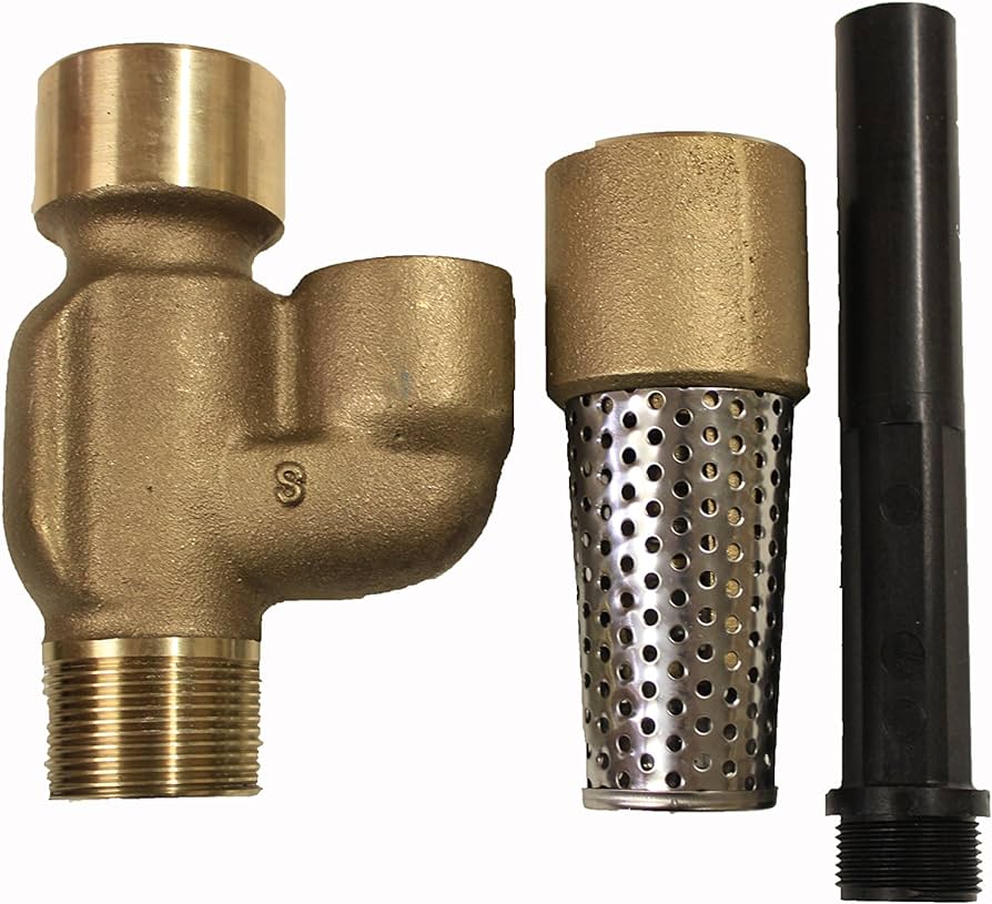 Conduit Jet Line Goulds FT4B-08, 4 inch Twin Pipe Jet Assembly for Deep Well Convertibl ...